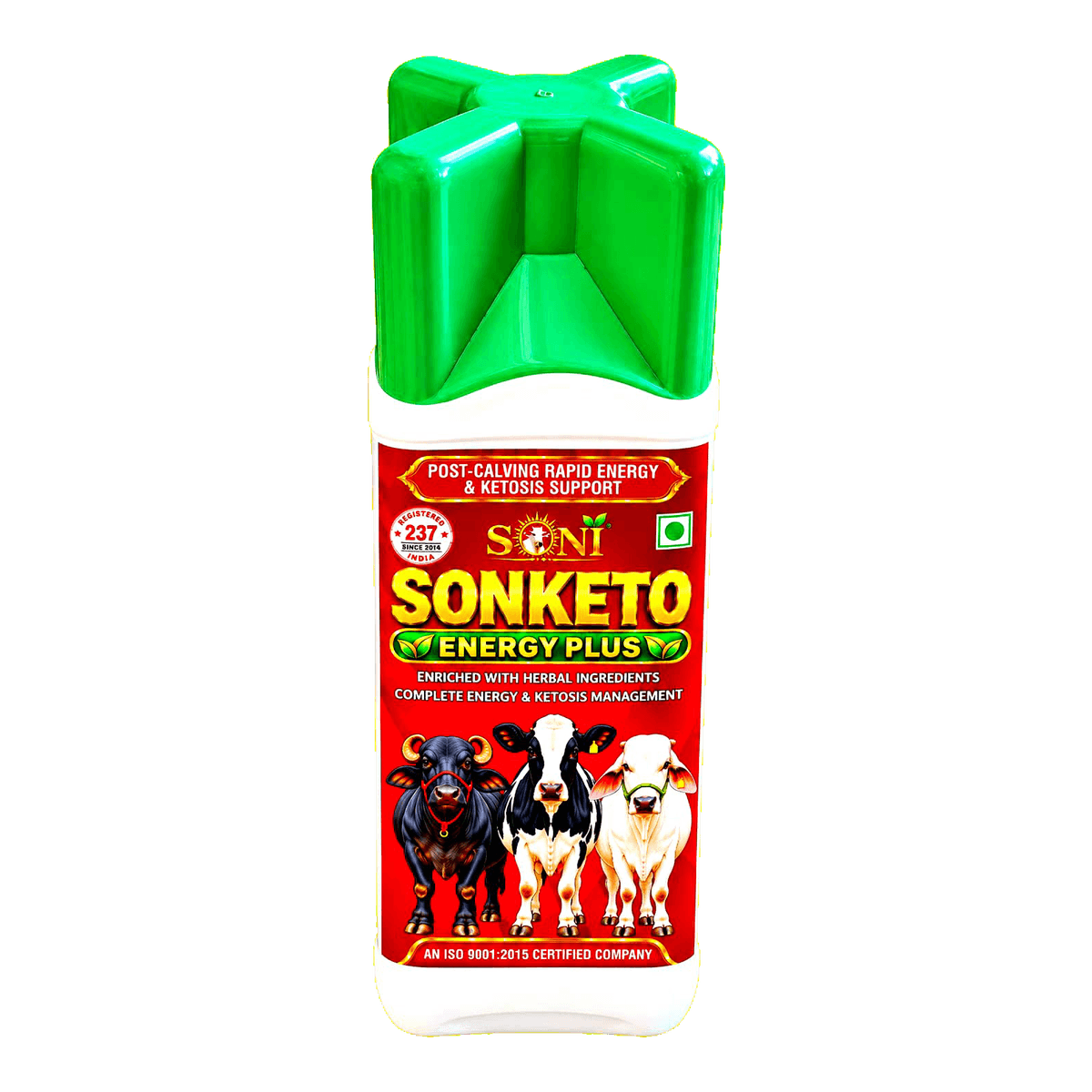 SONKETO ENERGY PLUS glucogenic oral liquid supplement for bovine ketosis and post-calving energy support